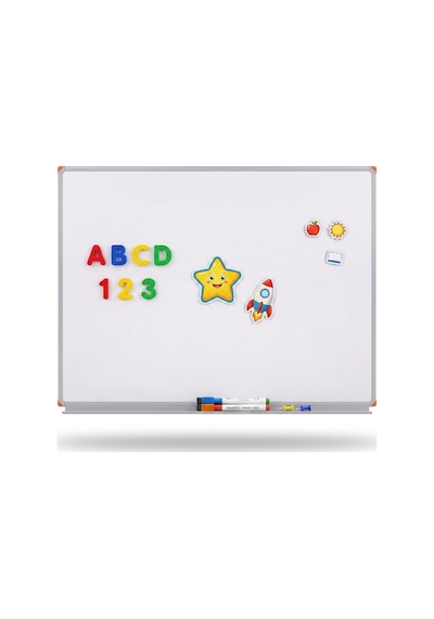 Manyetik Özellikli Alüminyum Çerçeve Askılı Yazı Tahtası 50x70 Cm Diğer