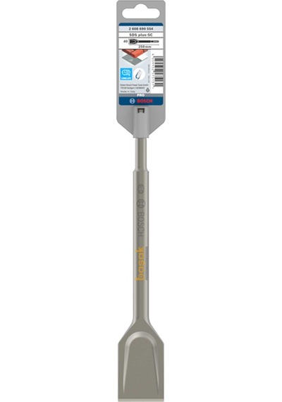 Bosch Pro Sds Plus-5c 40 X 250 Mm Geniş Yassı Keski 2608690554