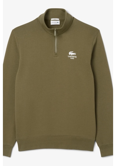 Lacoste High Neck Zip-up Print Unisex Sweatshirt Fermuarlı Yüksek Yaka Pamuklu Sweatshirt Yeşil Lacoste High Neck Zip-up Print Unisex Sweatshirt Fermuarlı Yüksek Yaka Pamuklu Sweatshirt Yeşil