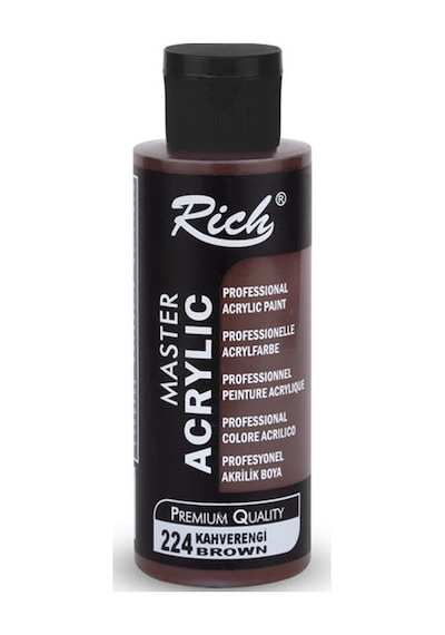 Rich Master Akrilik Boya 120Cc - Kahverengi 224