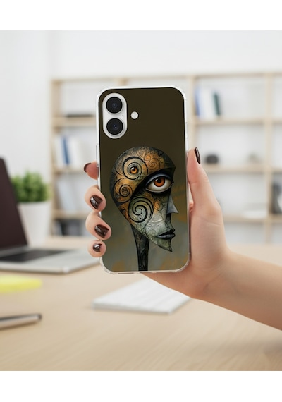 Samsung Galaxy S23 Fe Uyumlu Şeffaf Kılıf Tablo 2 Tasarımlı