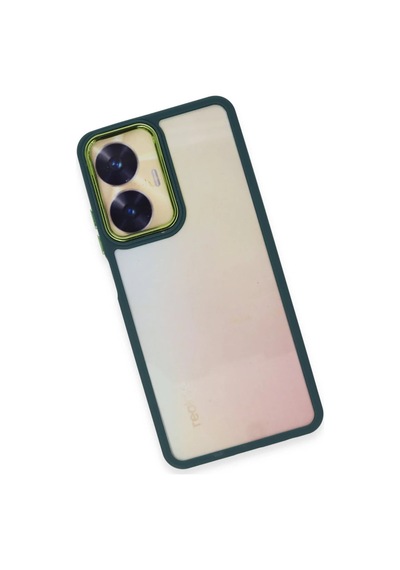 Realme C55 Kılıf Dora Kapak - Haki Yeşil 0.2M-Çok Renkli