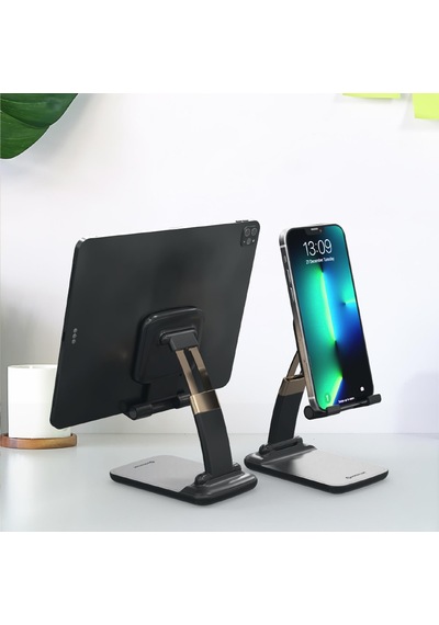 Polosmart PSM84 Masaüstü Katlanabilir Telefon Tablet Tutucu Stand - Siyah