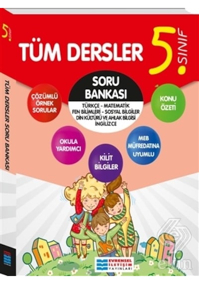5.Sınıf Tüm Dersler Soru Bankası -  Evrensel İletişim Yayınları