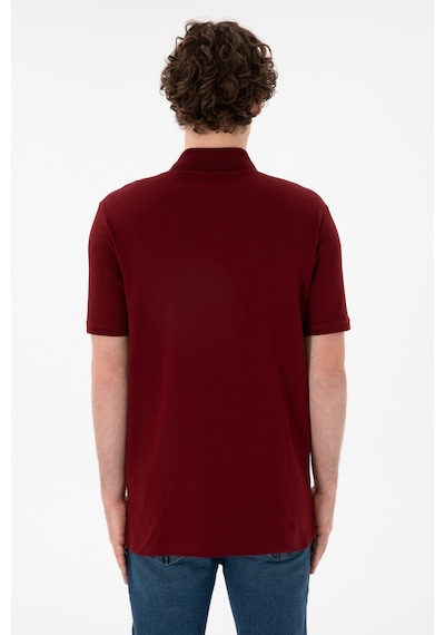 U.S. Polo Assn. Erkek Regular Fit Polo Yaka Bordo Basic Tişört 50306007-VR014 U.S. Polo Assn. Erkek Regular Fit Polo Yaka Bordo Basic Tişört 50306007-VR014