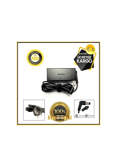 Sony Uyumlu Vaio Svf15N1C4E Svf15N1C5E 19.5V 2.3A Adaptör Şarj A