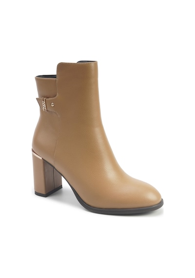 Nine West Olıvıer 5pr Camel Kadın Topuklu Bot 000000000102012112 Kahverengi