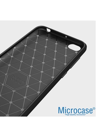 Microcase Xiaomi Redmi Go Brushed Carbon Kilif + Cam (Seç) 364731802
