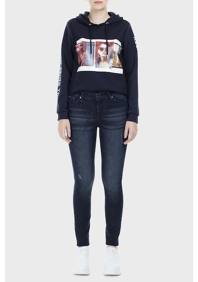 Armani Exchange Bayan Kot Pantolon S 6Gyj69 Y2Hjz 1500-Indigo İndigo