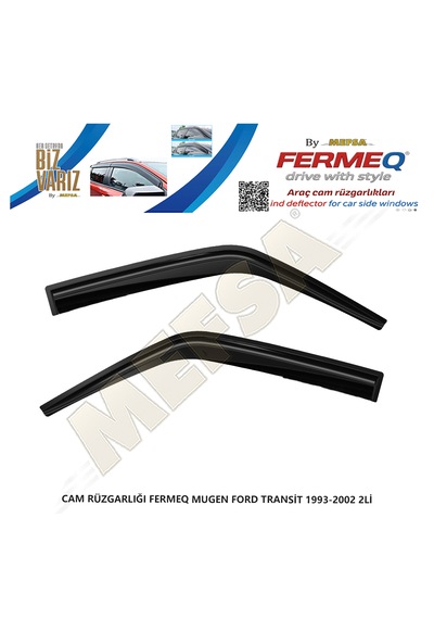 Cam Rüzgarlığı Fermeq Mugen Ford Transit 1993-2002 2li
