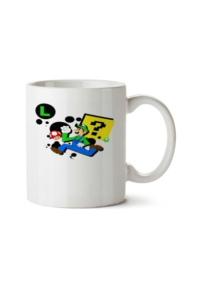 It's Me Luigi - Colorida İki Tarafı Baskılı Kupa Bardak Çok Renkli
