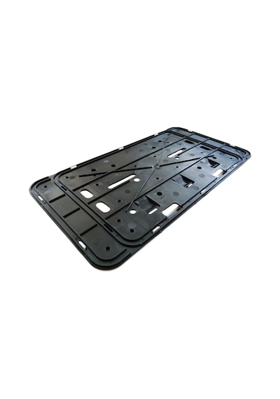 Çerçeveli Dikdörtgen Plakalık Plaka Altlığı Beyaz 32x17cm 1 Adet