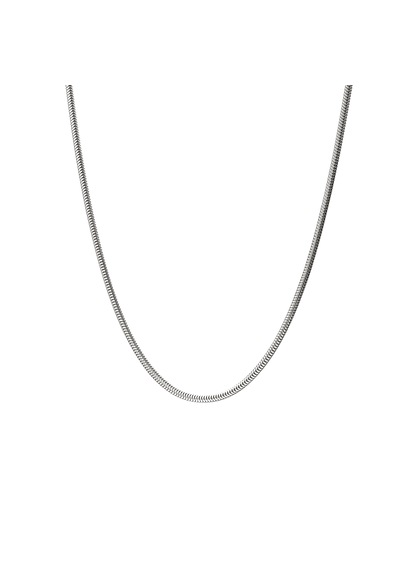 925 Ayar Gümüş İtalyan Tondo Zincir Kolye, 3 Mm Kalınlık, Minimalist Yuvarlak Model, 50-65 Cm Uzunluk Seçenekleri Gümüş