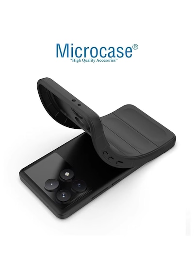 Microcase Oneplus 13t Miami Serisi Darbeye Dayanıklı Silikon Kılıf Al3420 Siyah