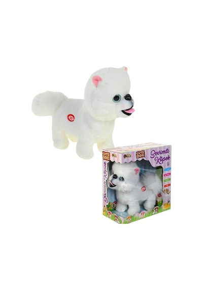 Yürüyen, Ses Tekrarlı, Hareketli Sevimli Peluş Köpek Boo - Cute Pomeranian