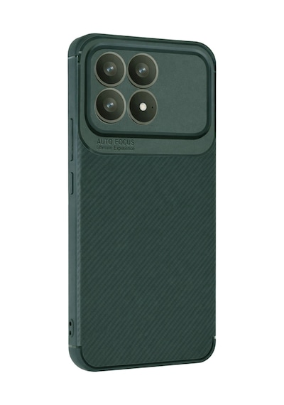 Xiaomi Poco F8 Pro Auto Focus Karbon Kapak - Koyu Yeşil 0.2M-Çok Renkli