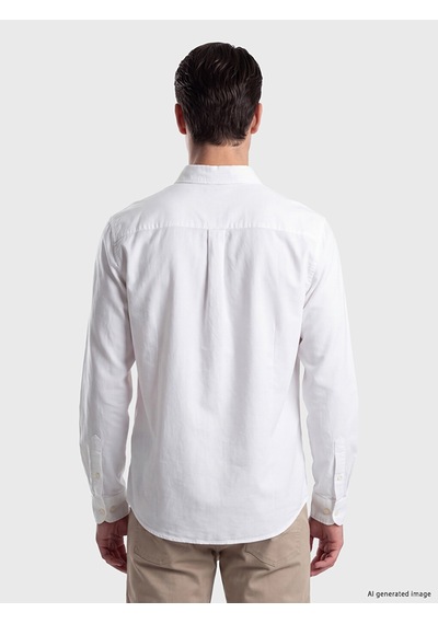 Lcw Vision Beyaz Regular Fit Oxford Erkek Gömlek