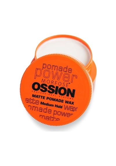 Orta Sert Tutuşlu Ossion Medium Hold Pomade Krem Mat Wax 100 Ml