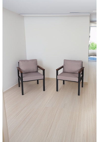 Neokas Bahce Mobilyası, Modern Balkon Mobilyası, Kafe Oturma Takımı, Teras Koltugu, 2 Tekli Koltuk Gri Neokas Bahce Mobilyası, Modern Balkon Mobilyası, Kafe Oturma Takımı, Teras Koltugu, 2 Tekli Koltuk Gri