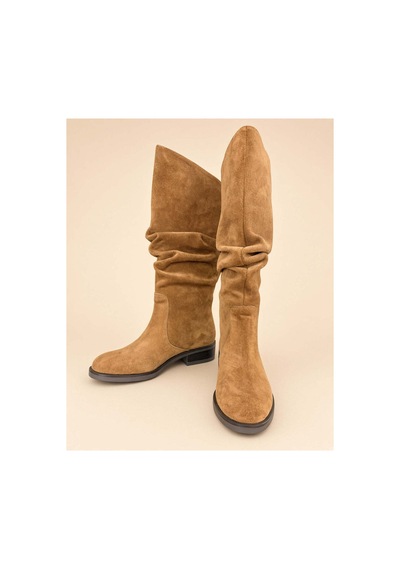 37brandshoes Süet Çizme Taba taba