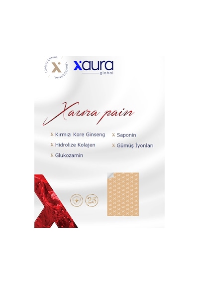 Xaura 3 Adet Pain Global Transdermal Bant Tts