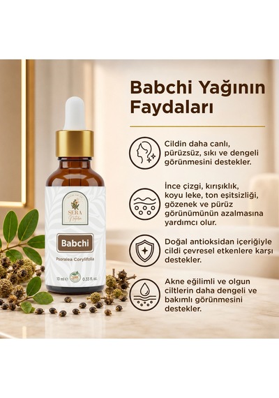 Babchi Yağı 10 Ml %100 Saf Ve Doğal