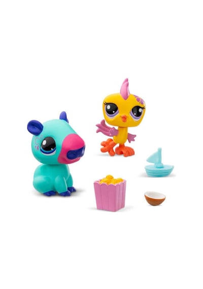 Littlest Pet Shop Minişler 2 Li Figür Seti S2 S00000620 Kapibara Ve Kuş