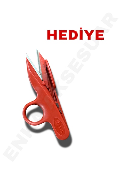 Pın - 1094 9 Inc Siyah Renk Çelik Gövde Profesyonel Terzi Makası