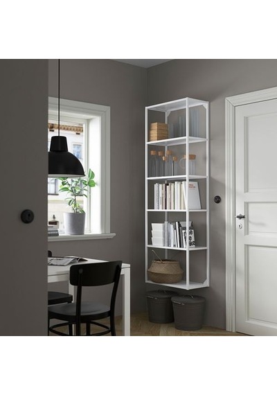 Ikea Enhet Açık Raf Ünitesi, Beyaz, 60x30x180 Cm