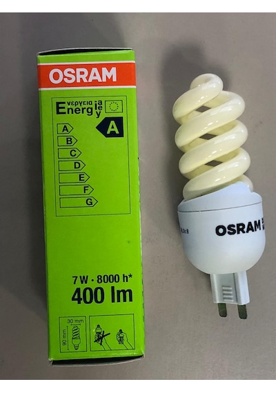5 Adet Osram Dulux Superstar Nano Twist G9 7w 38w 400 Lümen Sp