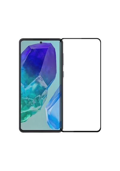 Nettech Samsung Galaxy M55 5g Uyumlu 5d Glas Full Cam Koruyucu - Siyah