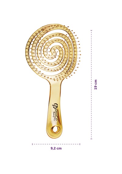 Beauty Pro Jelly Brush Saç Fırçası - 3d Esnek, Saç Açma Ve Tarama Limon