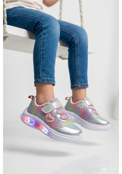 Marcokids Marco Kids 26y909 P Gümüş Kız Çocuk Spor Ayakkabı