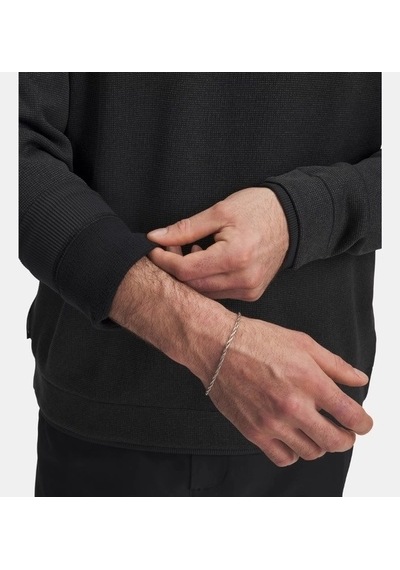 Under Armour Ua M Sweater Fleece Crew Erkek Sweatshirt 6003723-001 Siyah