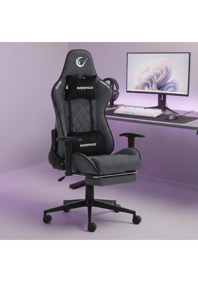 Myth Pro Kl-r29 Üst Seviye Terletmez Kumaş Gri Gaming Oyuncu Koltuğu Çok Renkli