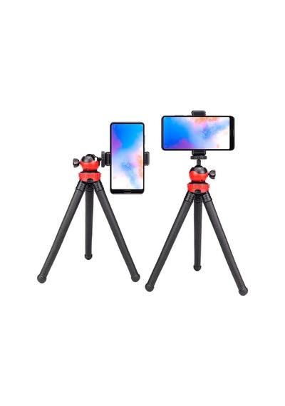 Ayrex Esnek Youtuber Yayıncılar Ve Sosya Medya İçin İdeal 30cm Ahtapot 360 Derece Taşınabilir Ayakları Bükülebi Diğer
