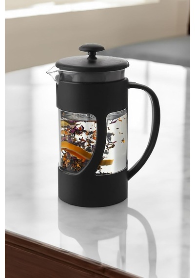 Tasarım Dereceli Termos & Siyah French Press & Siyah Kupa & Alerya Premium Filtre Kahve Seti