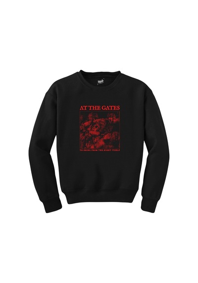 At The Gates To Drink From The Night Itself Siyah Sweatshirt
