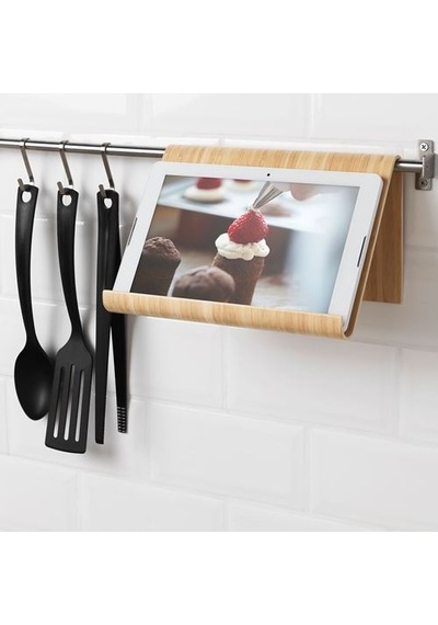 Ikea Vıvalla Telefon/tablet Standı, Bambu, 26x17 Cm