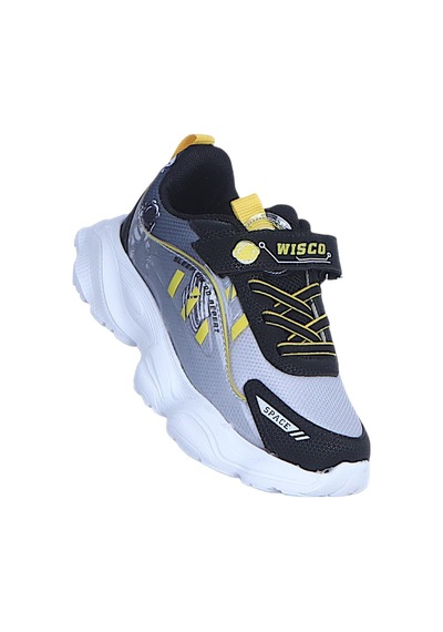Wisco 065 Syh-sarı Anorak Erkek Çocuk Spor Ayakkabı Siyah
