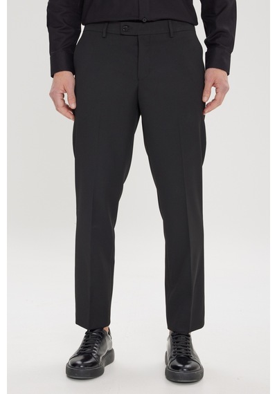 Ac&Co / Altınyıldız Classics Regular Fit Geniş Kesim Yan Cep Klasik Erkek Pantolon - Siyah Ac&Co / Altınyıldız Classics Regular Fit Geniş Kesim Yan Cep Klasik Erkek Pantolon - Siyah