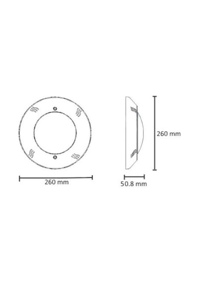 Mega Pool Soft Beyaz Işık Led ( Osram ) Sıva Üstü Havuz Aydınlatm