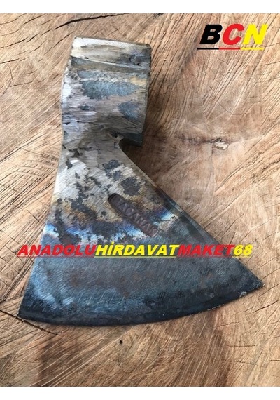 Bcn Dövme Çelik Balta Nacak Orta Boy Balta El Yapımı 700Gr Garant N11.2