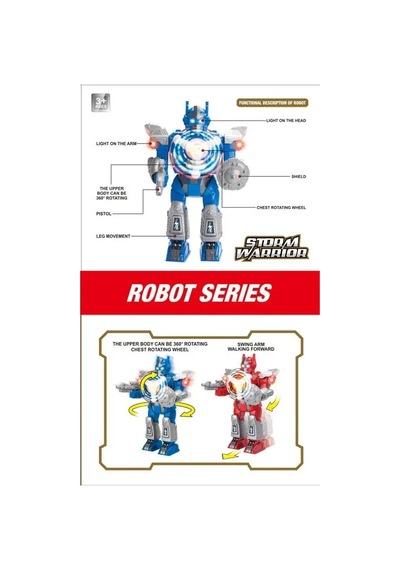 Robot Storm Warrior - Mavi