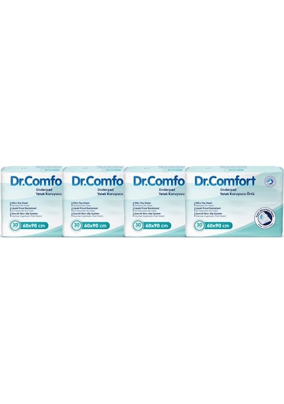 Dr Comfort 60x90 Yatak Koruyucu Örtü 30'lu 4 Paket 120 Adet