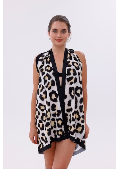 Tarzını Seç Pareo Leopar Desenli 150x95 Cm Çok Renkli