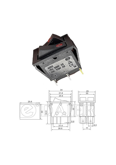 Ic-102 İkili Nokta Işıklı Anahtar