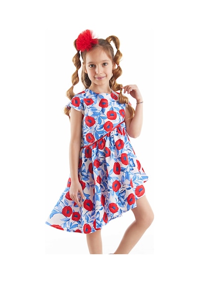 Denokids Mshb&g Gelincik Kız Çocuk Elbise Çok Renkli