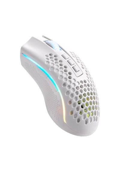 Mouse Gamer Storm Pro M808w-ks Beyaz Kablosuz, Petek Şekli, Kablosuz, 2.4ghz, Usb Dongle/usb Kablola M808-ks