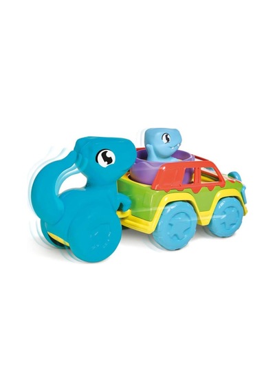73251 Tomy - Jurassic World Dino ve Renkli Araç - Toomies +12 ay
